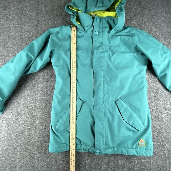 Burton Elodie Jacket Teen Girls Sz 18 XL Turquoise Dryride Snowboard Ski Winter - Picture 11 of 12